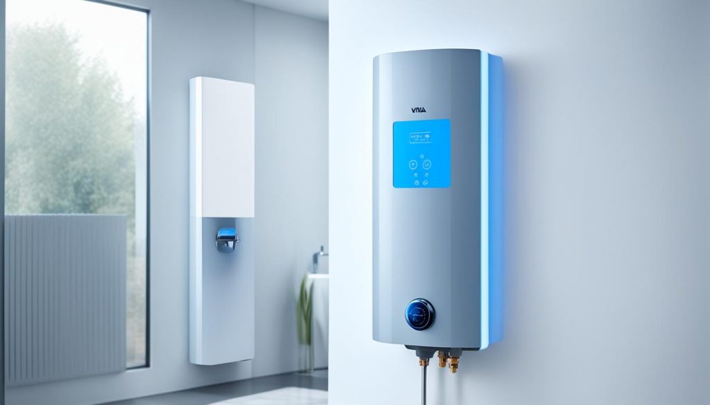 Wika Electric Water Heater dengan Desain Futuristik